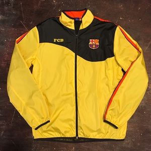 FCB Barcelona Futbol Soccer Jacket Activewear MED